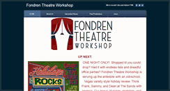 Desktop Screenshot of fondrentheatreworkshop.org